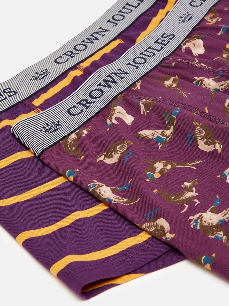 Joules Crown Joules Game For It Cotton Boxer Briefs (2 Pack) - Image 4 of 4