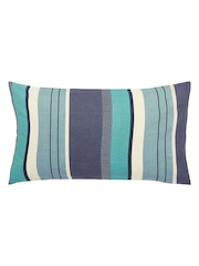 Helena Springfield Navy Horizon Striped Duvet Cover & Pillowcase Set - Image 4 of 5