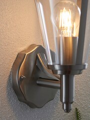 Gallery Home Silver Brockhampton Outdoor Wall Light - Image 2 of 3