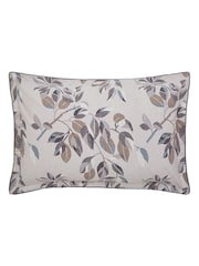 Bedeck of Belfast Neutral Albany Leaf Print Duvet Cover & Pillowcase Set - Image 4 of 4