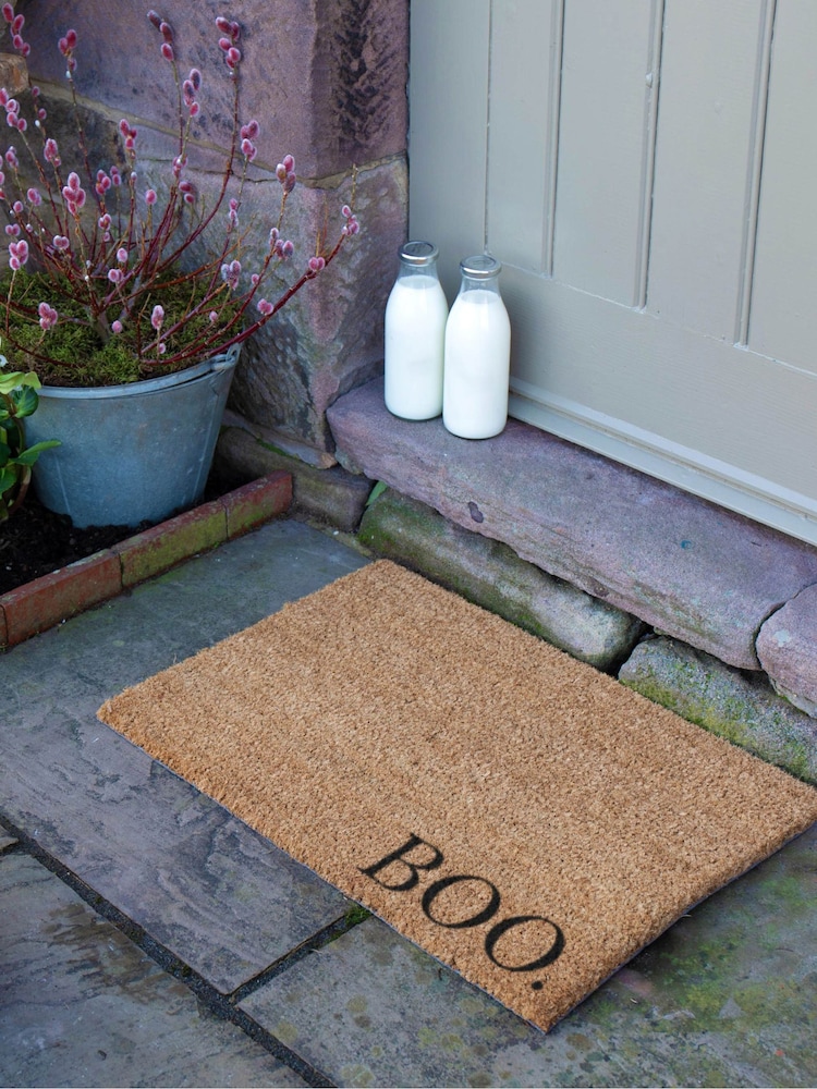 Artsy Mats Brown Boo Doormat - Image 2 of 12 Artsy Mats Brown Boo Doormat - Image 2 of 12