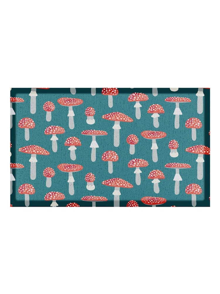 Covoraș de intrare Artsy Mats cu model cu ciuperci agarice - Imaginea 2 din 2 Covoraș de intrare Artsy Mats cu model cu ciuperci agarice - Imaginea 2 din 2