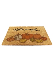 Artsy Mats Brown Hello Pumpkin Doormat - Image 11 of 14