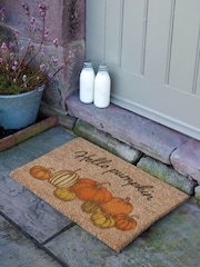 Artsy Mats Brown Hello Pumpkin Doormat - Image 3 of 14