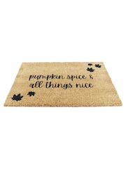 Artsy Mats Brown Pumpkin Spice and All Things Nice Doormat - Image 11 of 13