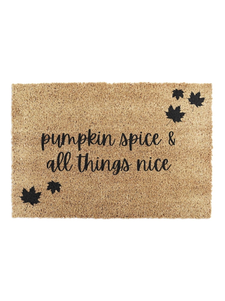 Artsy Mats Brown Pumpkin Spice and All Things Nice Doormat - Image 13 of 13