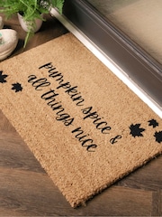 Artsy Mats Brown Pumpkin Spice and All Things Nice Doormat - Image 2 of 13