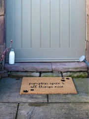 Artsy Mats Brown Pumpkin Spice and All Things Nice Doormat - Image 8 of 13