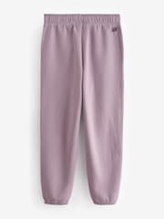 New Balance Lilac Purple Womens Graphic Fleece Joggers - Image 2 of 4