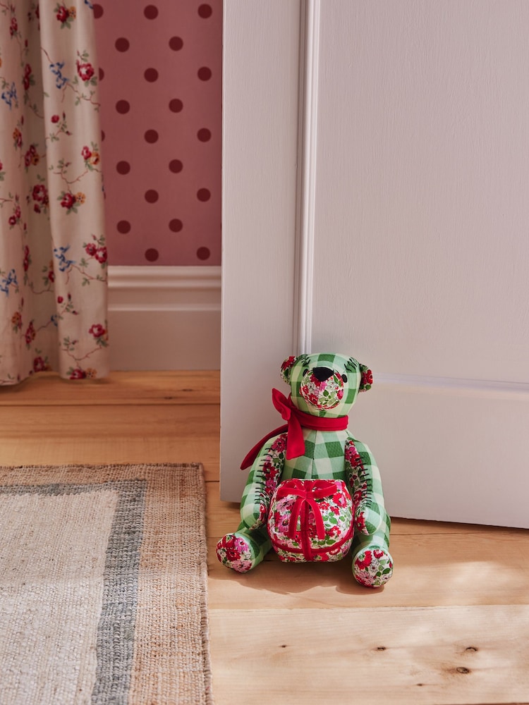 Cath Kidston Check Bear Doorstop - Image 2 of 10