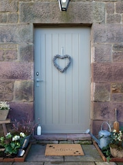 Artsy Mats Brown Welcome Autumn Leaf Doormat - Image 4 of 12