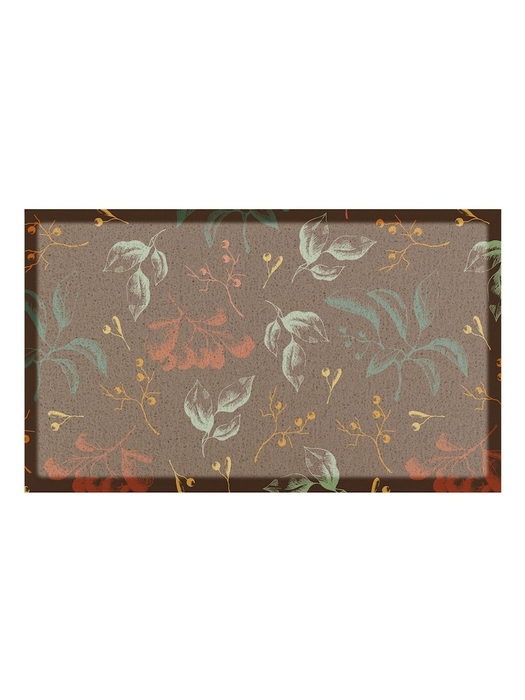 Artsy Mats Multi Sketch Autumn Leaves Doormat - Image 2 of 3 Artsy Mats Multi Sketch Autumn Leaves Doormat - Image 2 of 3
