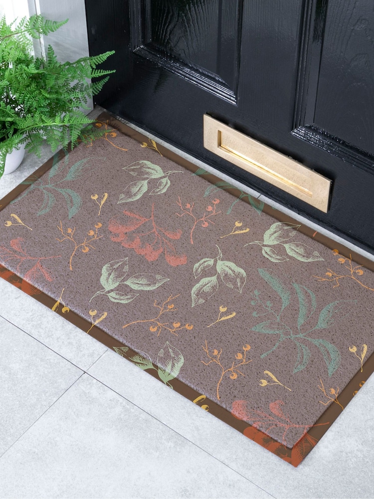Artsy Mats Multi Sketch Autumn Leaves Doormat - Image 3 of 3 Artsy Mats Multi Sketch Autumn Leaves Doormat - Image 3 of 3
