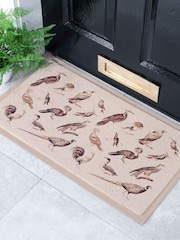 Artsy Mats Multi Vintage Bird Pattern Doormat - Image 1 of 2