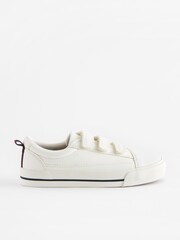 White Wide Fit (G) Strap Touch Fastening Shoes - Image 2 of 6