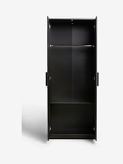 Black Flynn Double Wardrobe - Image 3 of 8