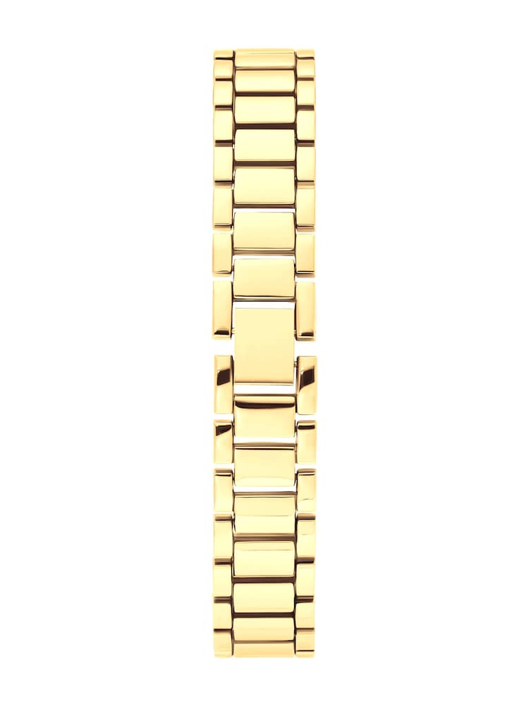 Limit Gold Tone Square Analogue Watch with Bracelet - Image 2 of 6 Limit Gold Tone Square Analogue Watch with Bracelet - Image 2 of 6