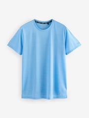 Bright Blue Short Sleeve Tee Active Mesh Training T-Shirt - Image 8 of 10