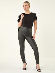 Pantaloni din piele sintetică Roman Petite - Imaginea 1 din 4
