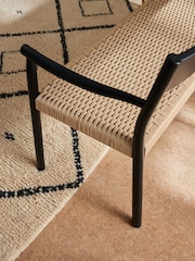 MADE.COM Black Rhye Dining Bench - Image 2 of 3