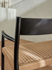 MADE.COM Black Rhye Dining Bench - Image 3 of 3