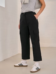 Black Active Walking Cargo Trousers - Image 2 of 9
