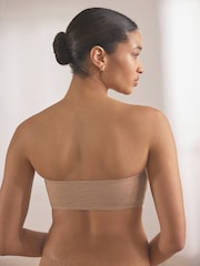 Praline Nude All-Over Lace Scallop Edge Bandeau Bra - Image 3 of 6