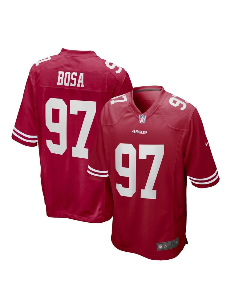 Nike Red NFL San Francisco 49ers Home Game Jersey - Nick Bosa Youth - Image 1 of 3