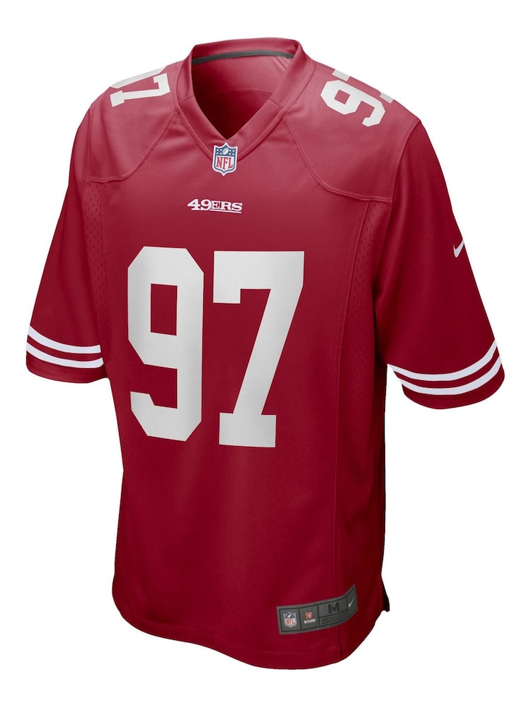 Nike Red NFL San Francisco 49ers Home Game Jersey - Nick Bosa Youth - Image 2 of 3