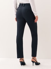 Navy Blue Heavy Duty Tailored Slim Trousers - Image 3 of 8
