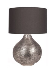 Pacific Silver Souk Hammered Metal Table Lamp - Image 1 of 1