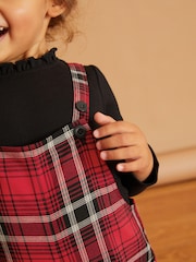 Red/Black Red Check Dungaree Set (3mths-7yrs) - Image 4 of 8