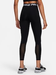 Nike Black Dri-FIT Pro 365 Mid Rise 7/8 Leggings - Image 4 of 9