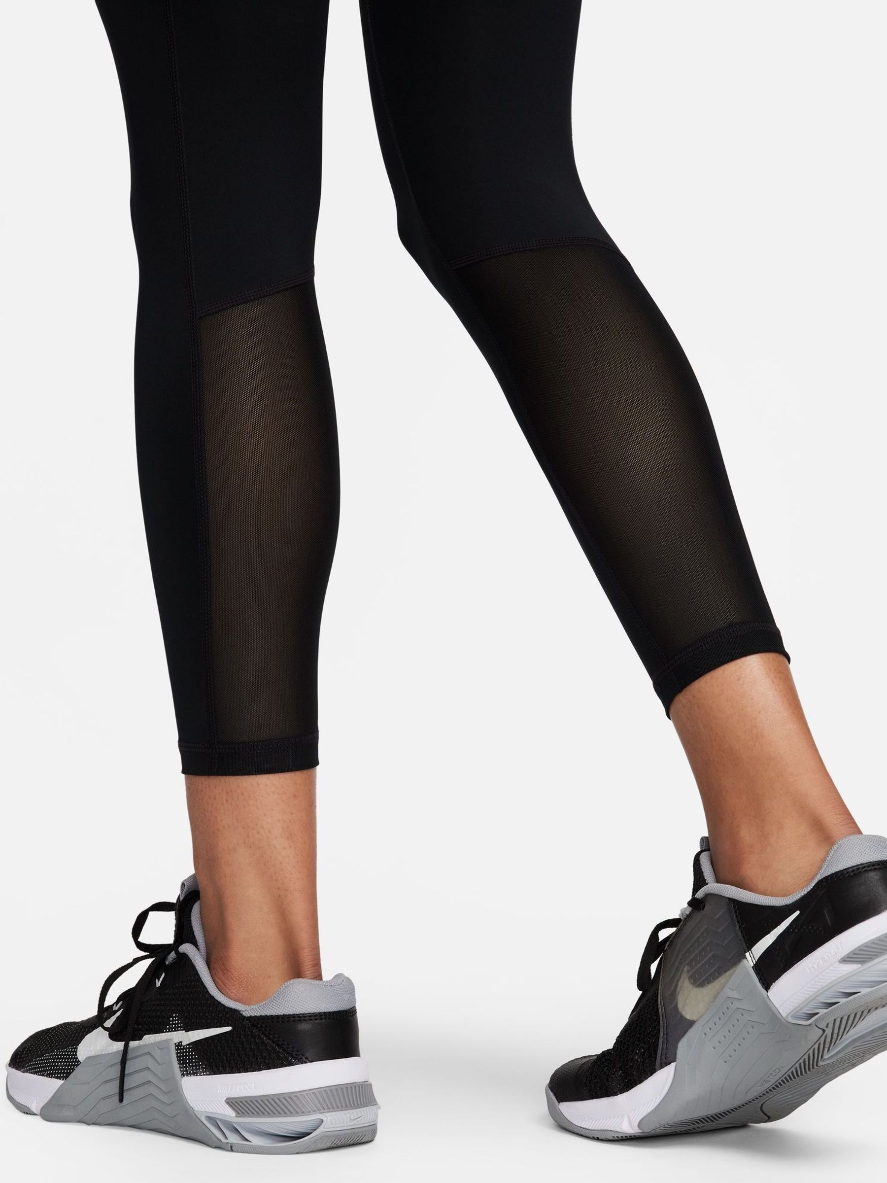 Nike black mesh leggings discount