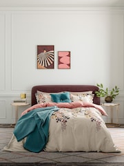 Ted Baker Teal Diagonal T Quilted Matelasse Throw - Image 2 of 4
