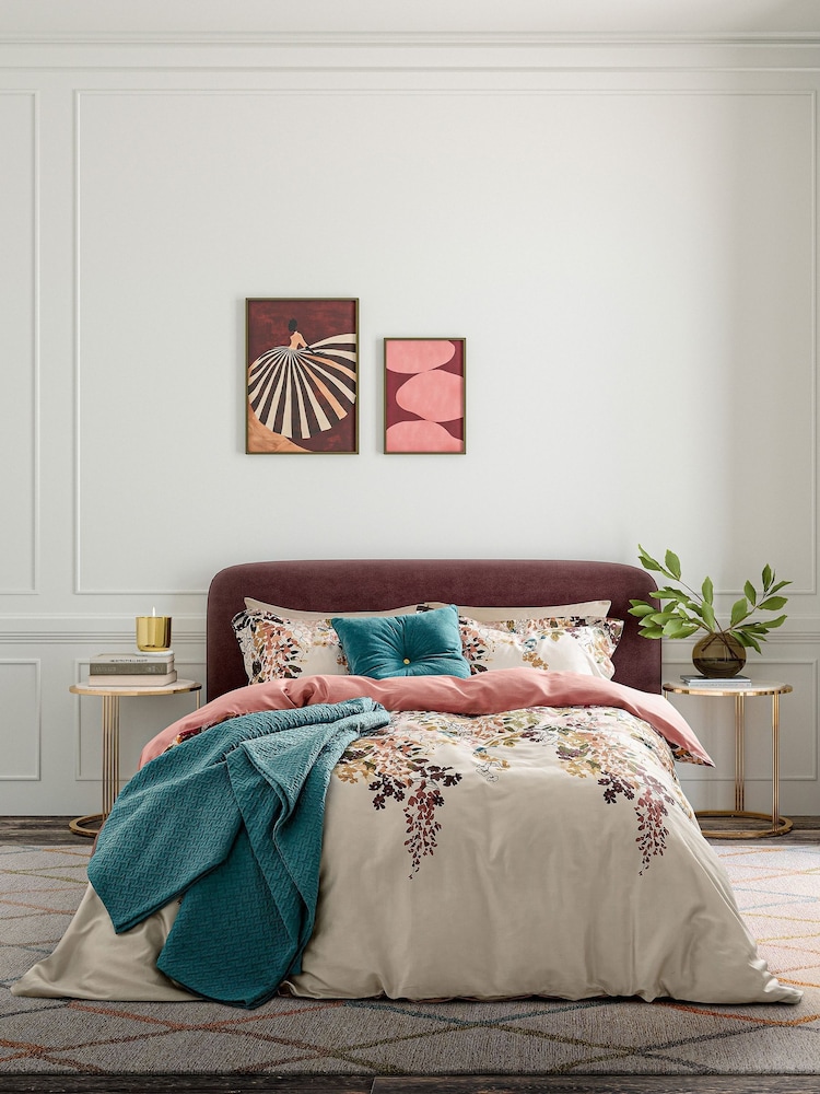 Ted Baker Teal Diagonal T Quilted Matelasse Throw - Image 2 of 4