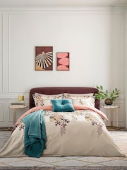Ted Baker Teal Diagonal T Quilted Matelasse Throw - Image 3 of 4