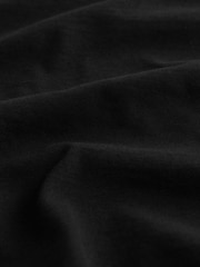Svart - Vanlig passform - Essential Rund hals T-shirt i bomull - Bild 6 av 6