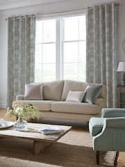 Laura Ashley Steel Josette Made to Measure Curtains - Image 1 of 8