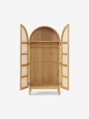 MADE.COM Natural Oak and Rattan Ankhara Wardrobe - Image 2 of 3