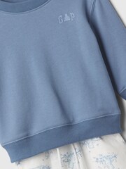 Gap Blue Logo Outfit Shorts Set (Newborn-24mths) - Image 3 of 3