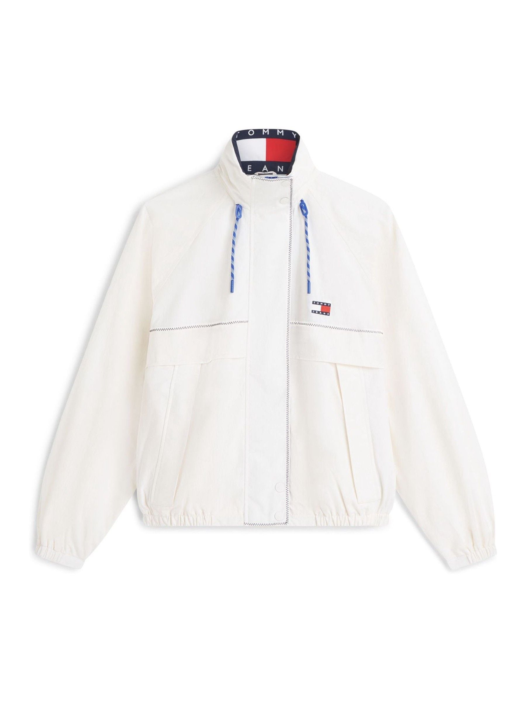 Buy Tommy Jeans White Water Resistant Oversized Regatta