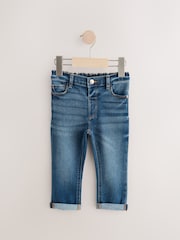 Mid Blue Denim Regular Fit Comfort Stretch Jeans (3mths-7yrs) - Image 1 of 3