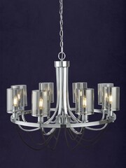 Searchlight Chrome Catalina 8 Light Ceiling Light - Image 1 of 2
