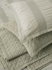 Bedeck of Belfast Stonewashed Quilted Pillowcase Pair - صورة 1 من 4