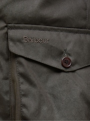 Barbour® Green Beacon Sports Wax Jacket - Image 8 of 8