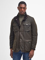 Barbour® Green Ogston Wax Jacket - Image 1 of 7