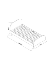 Green Alix Kids Bed Frame - Image 6 of 6