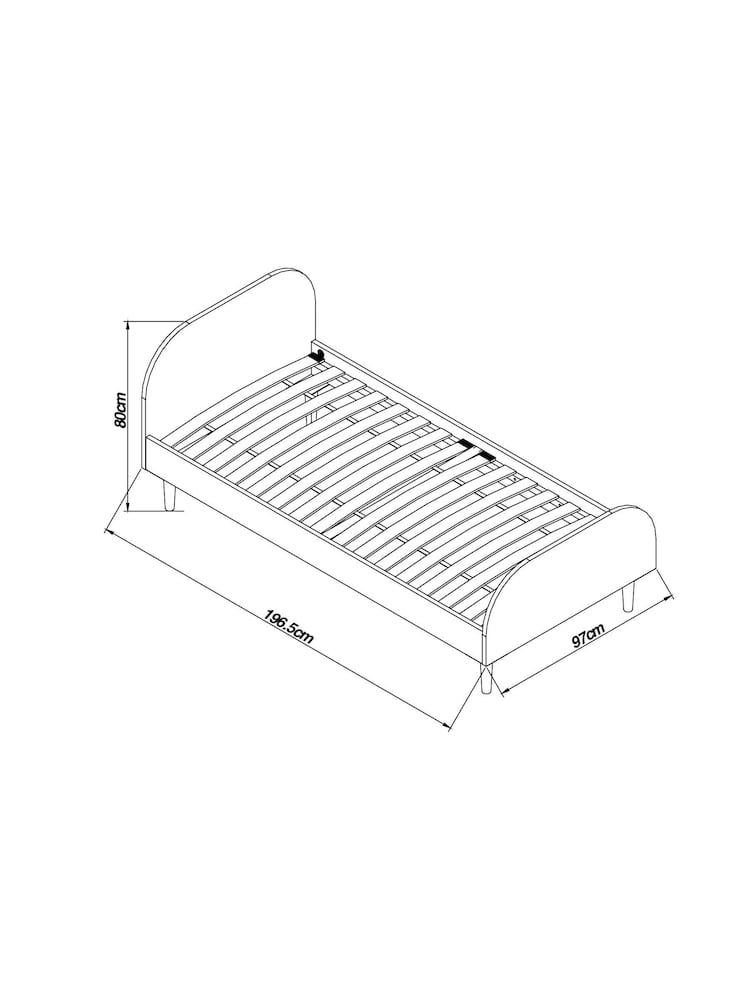 Green Alix Kids Bed Frame - Image 6 of 6