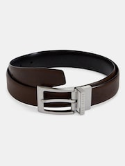Ted Baker Light Brown Karmer Reversible Leather Belt - Image 2 of 3